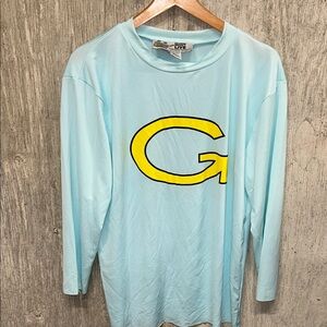 Saturday Night Live SNL Gary Shirt Light Blue with Graphic Medium